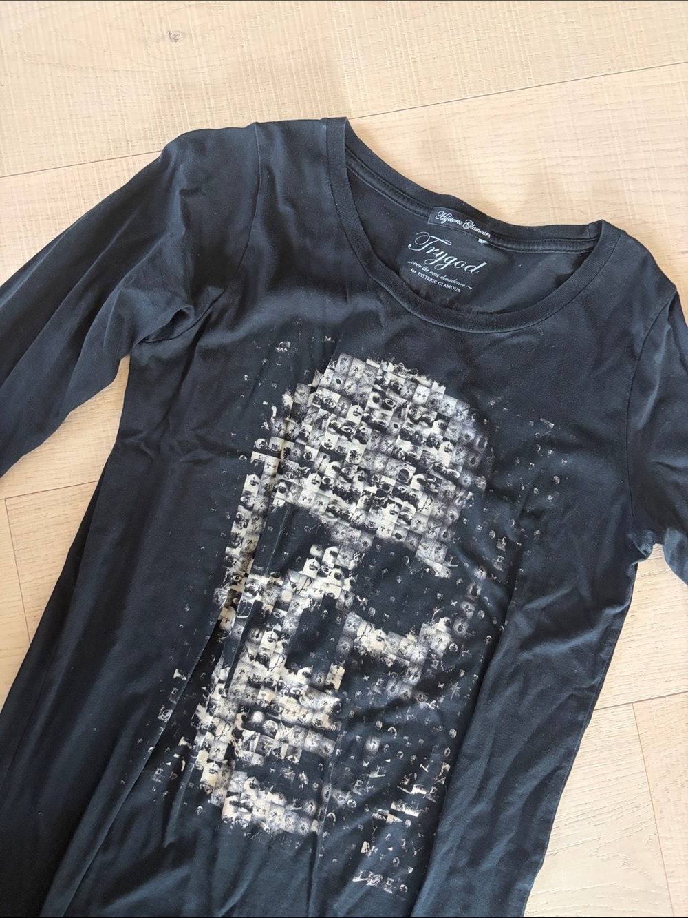 Hysteric Glamour x Trygod Skull Long-Sleeve Tee
